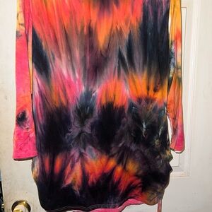 Vibrant Tie-Dye Long Sleeve Shirt